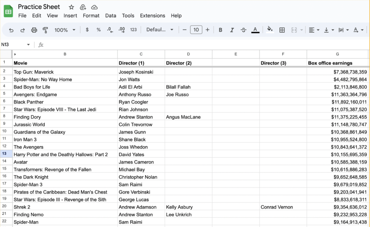 Add a Line of Best Fit in Google Sheets