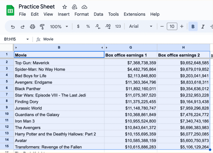 Google-sheets-pivot-table-step-2