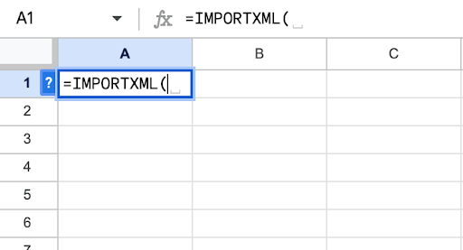 import xml to google sheets image1