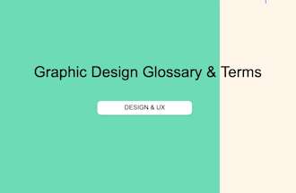 Graphic Design Terms Glossary