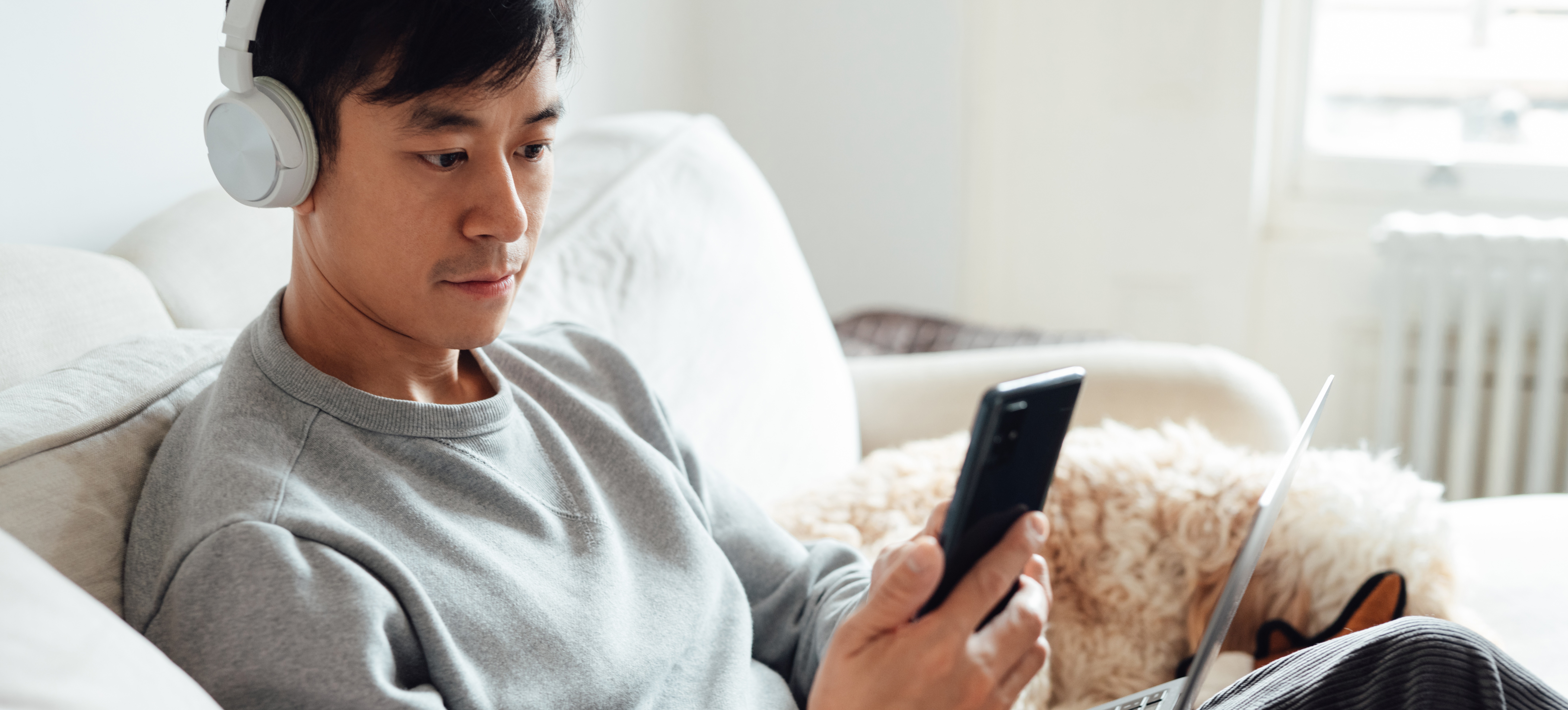 [Feature Image] An aspiring developer researches tech stack uses and components as part of their coursework. 