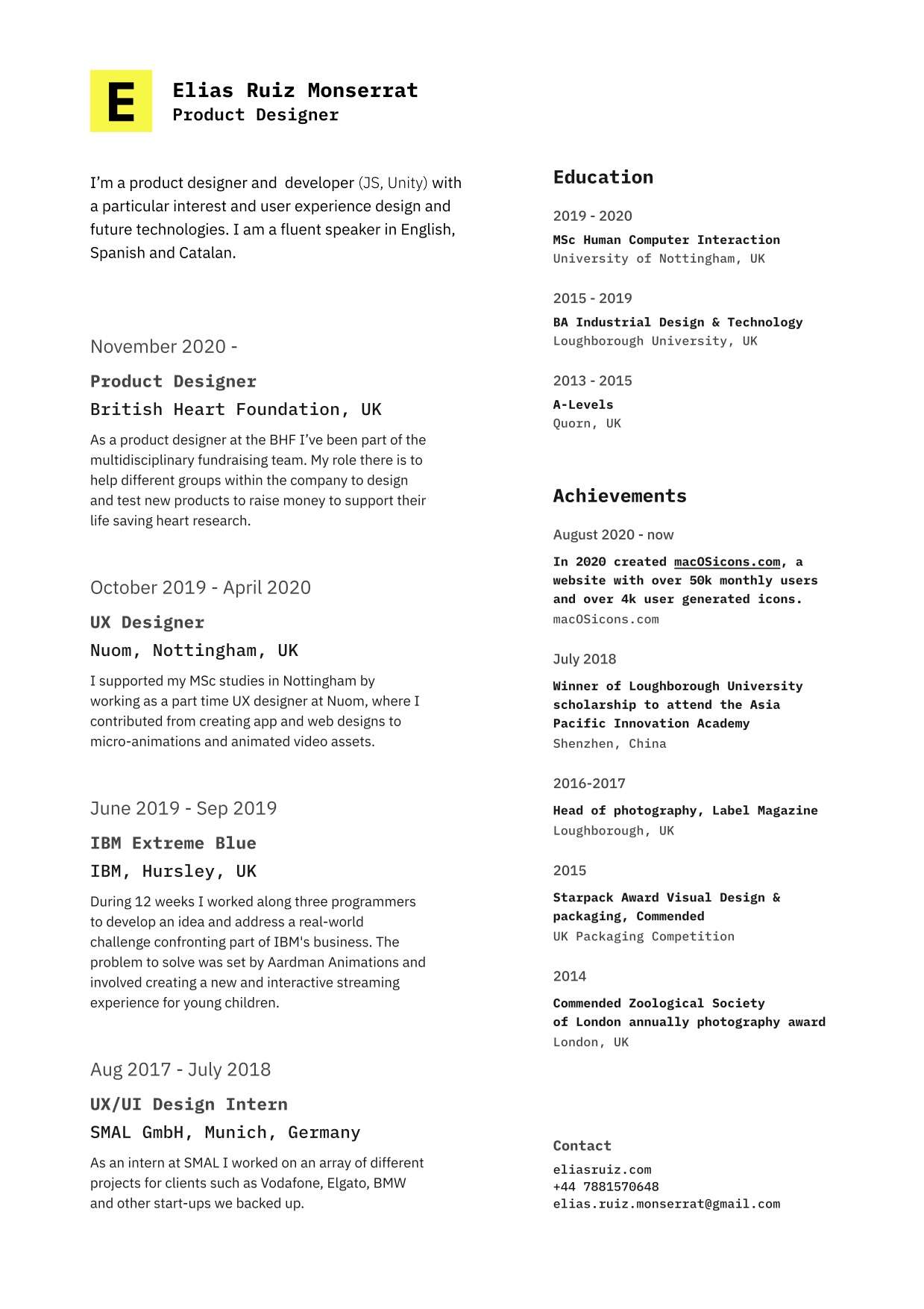 7 Real UX Designer Resumes and a Template