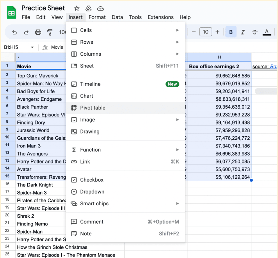 Google-sheets-pivot-table-step-3