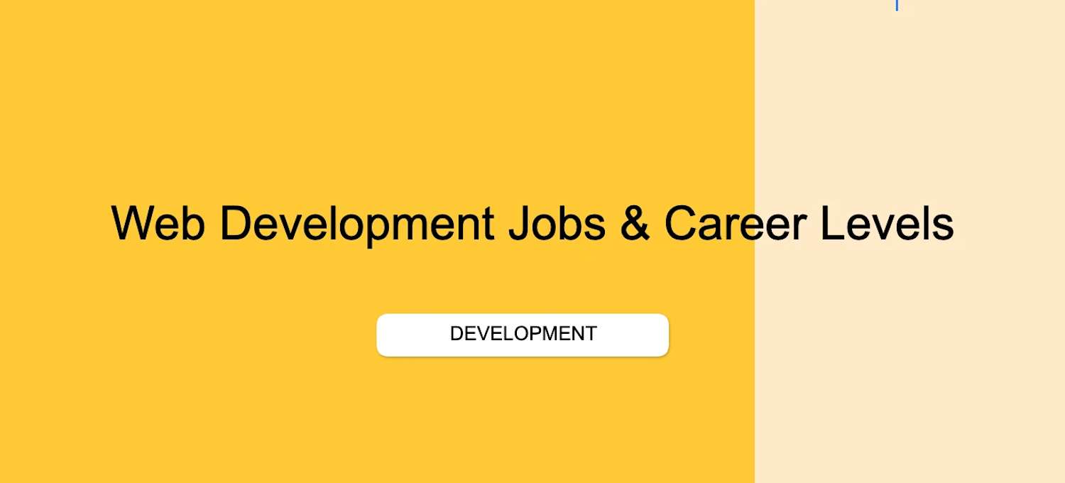 Web Development Career Roadmap: Jobs and Levels Guide | Coursera