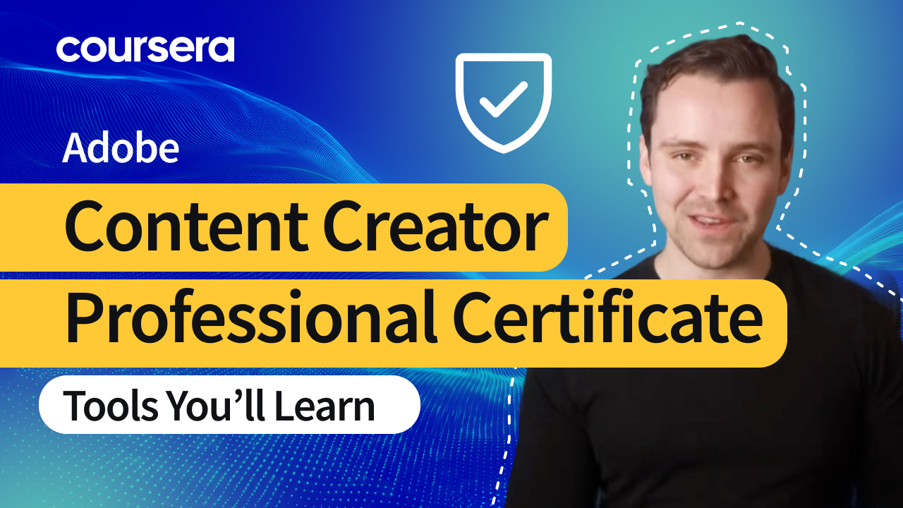 [Video thumbnail] Adobe Content Creator Professional Certificate Tools You'll Learn
