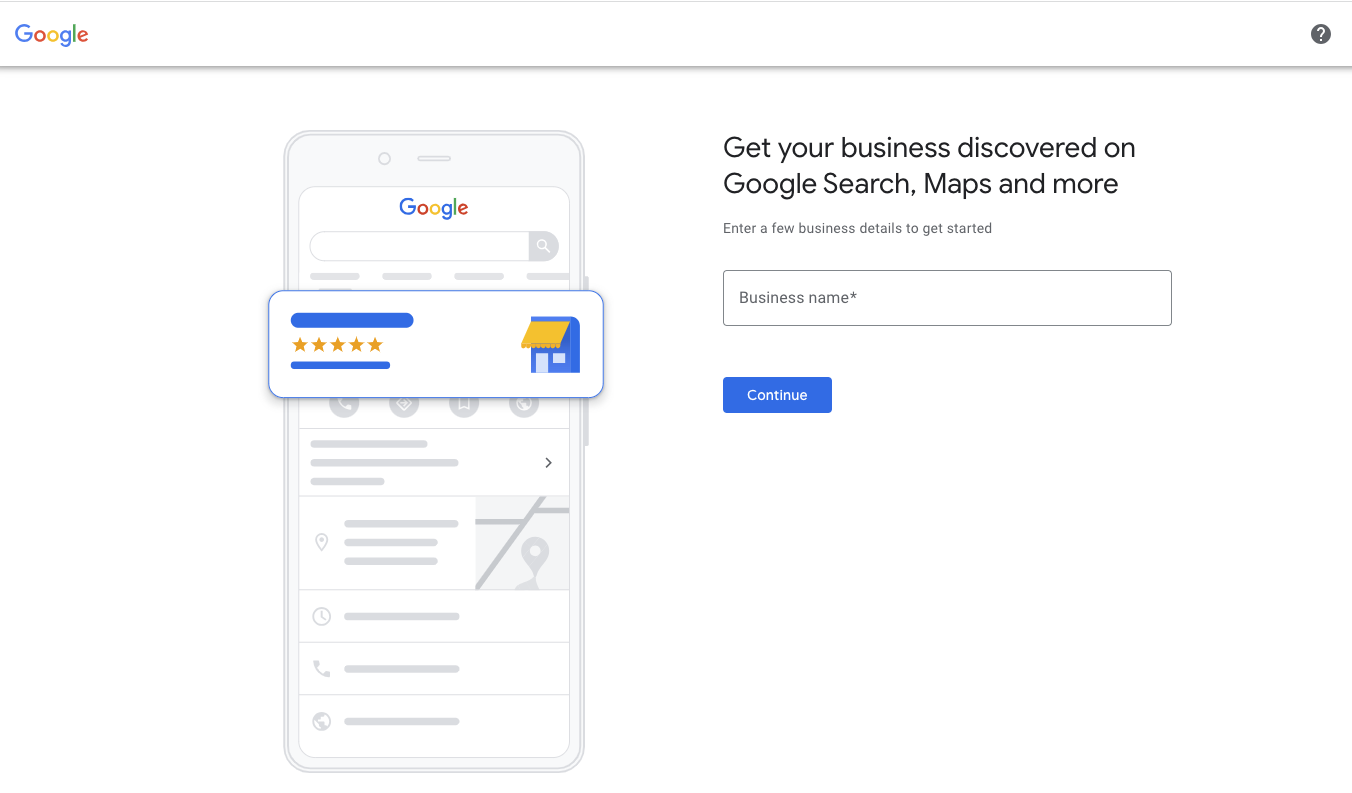 [Screenshot] Google Business Profile Manager find your business page