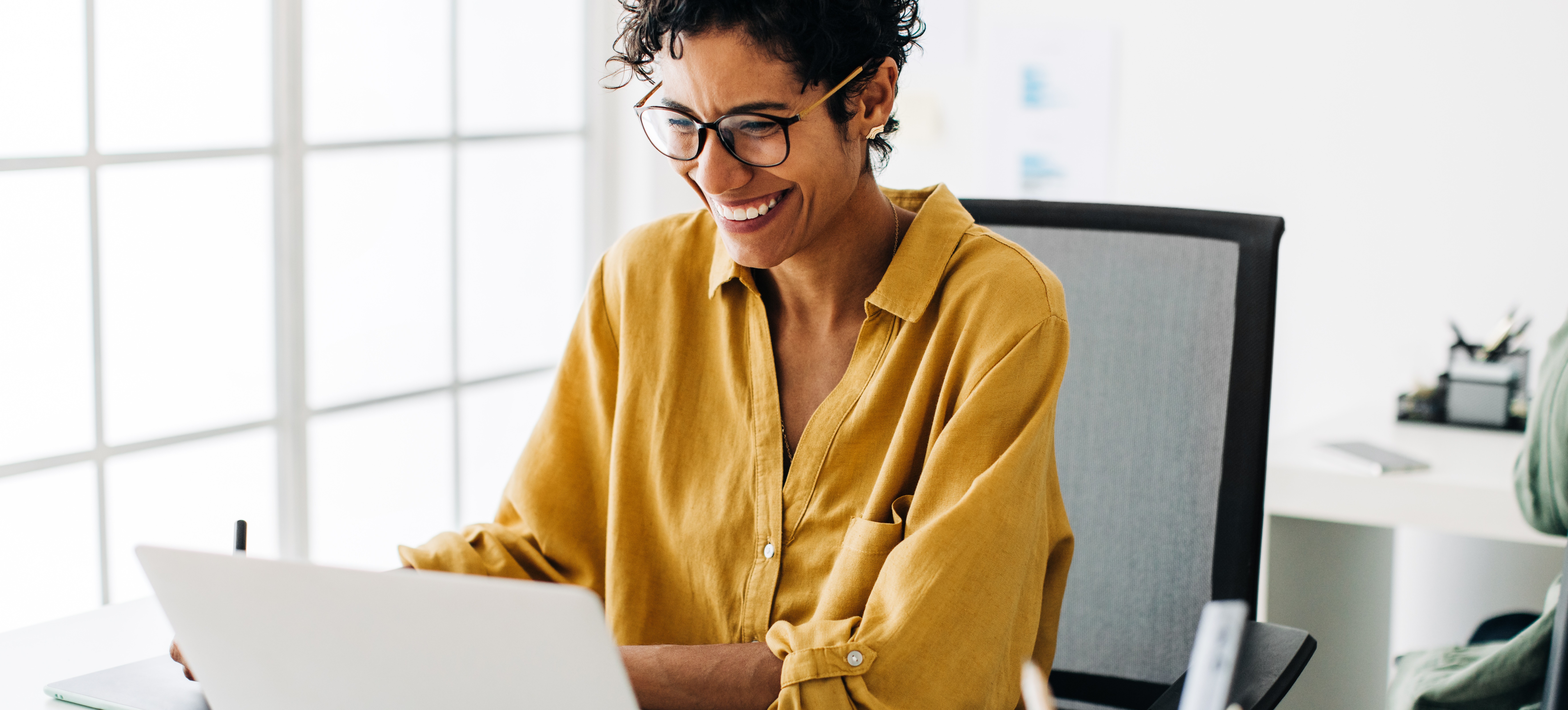 [Feature Image] An aspiring computer forensic investigator completes an online assignment as part of their learning path.
