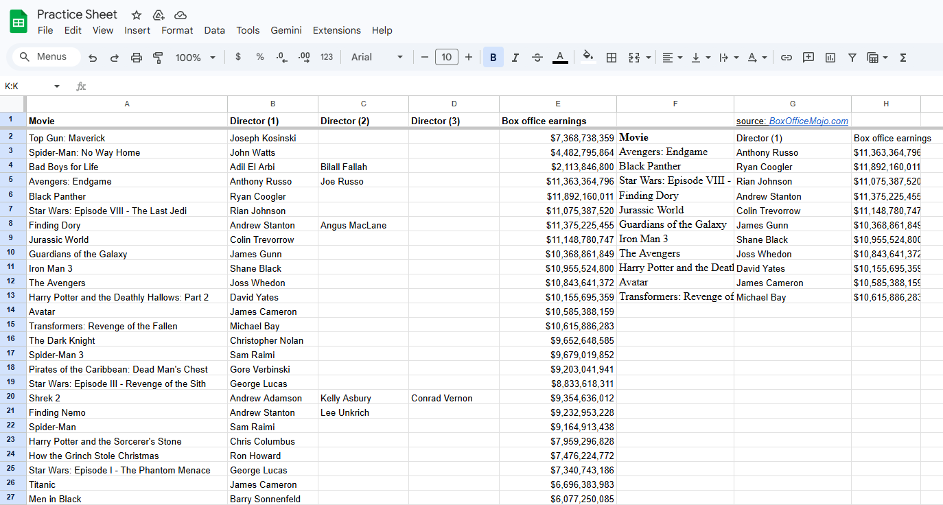 Google-sheets-query-step-6