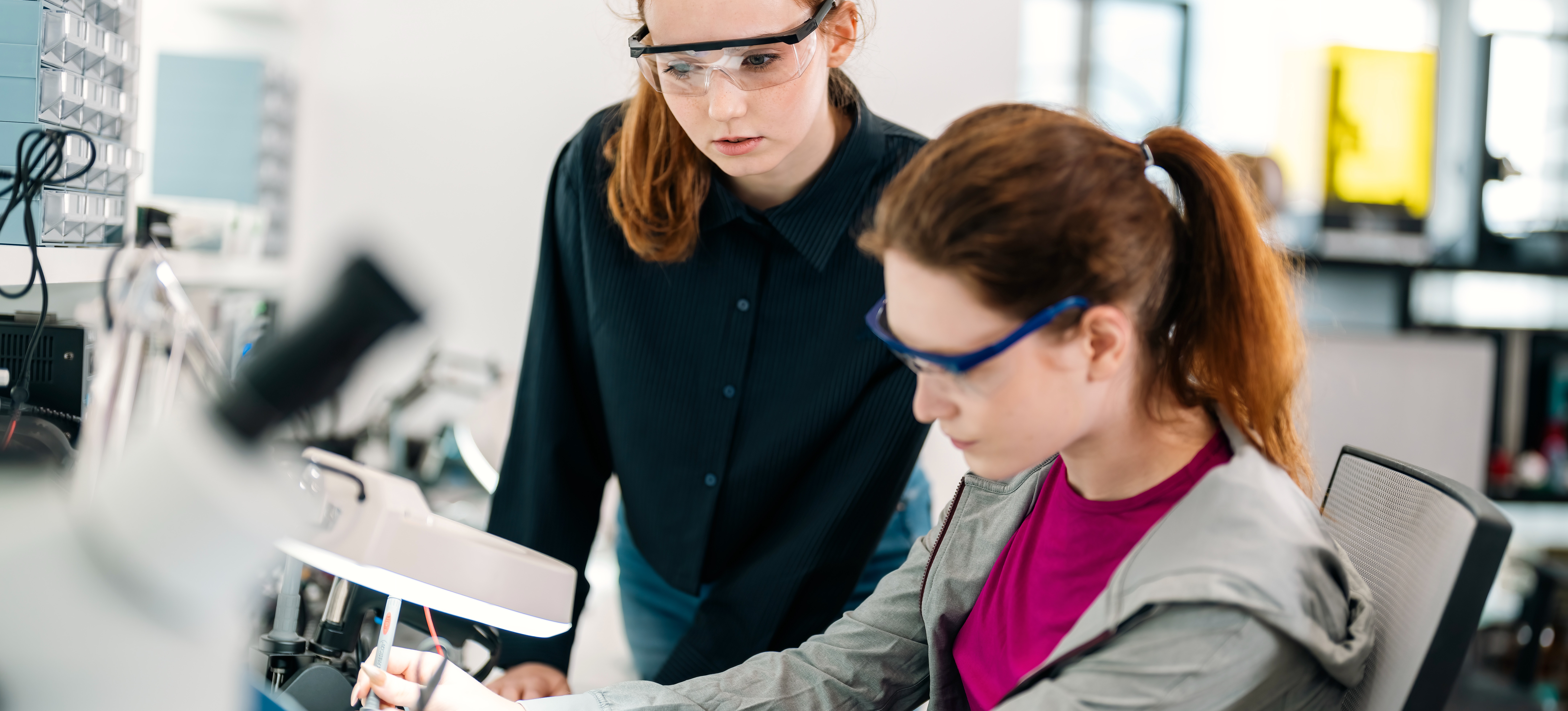 [Featured Image] Two engineering students design a robot that incorporated computer vision via augmented reality development.
