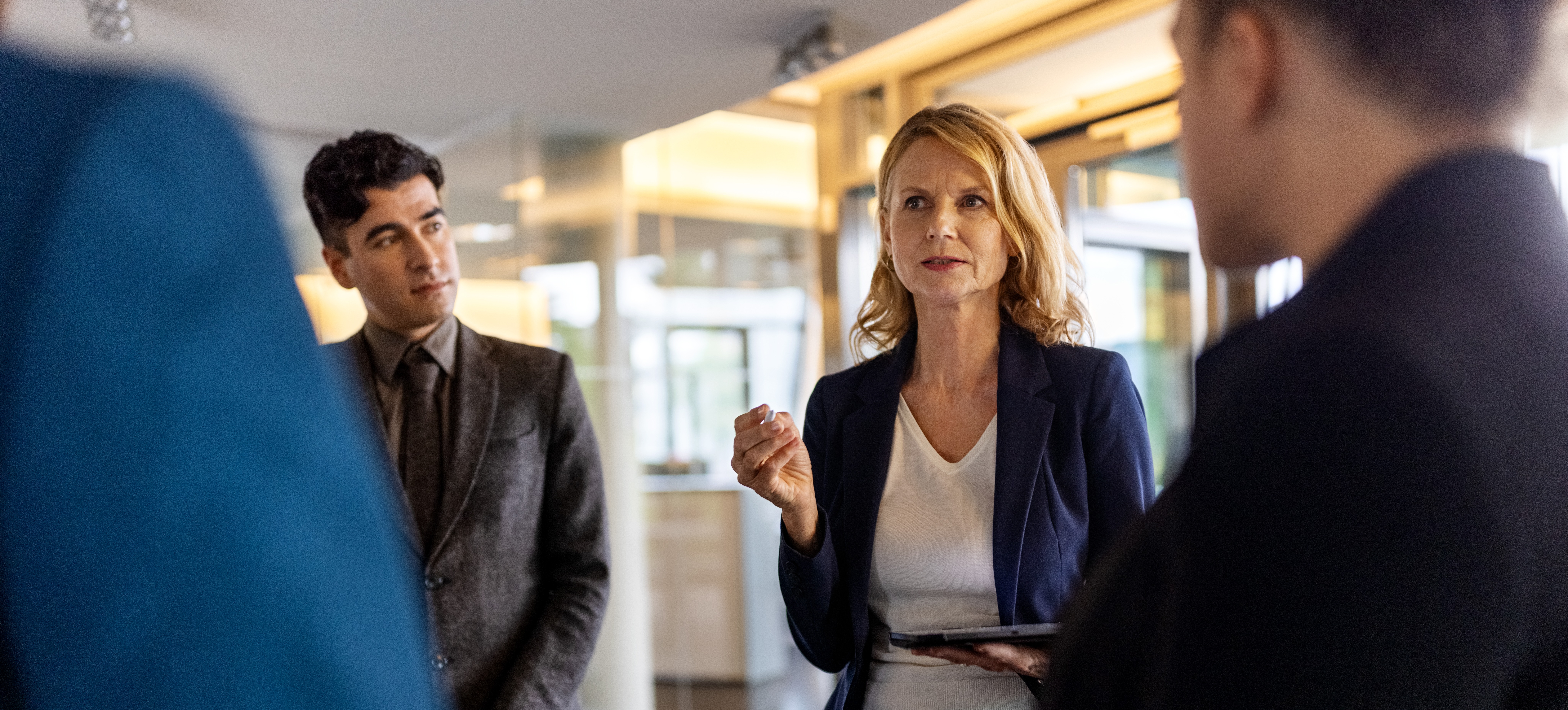 [Featured Image] A CXO discusses various strategies for improving customer experience within a company.
