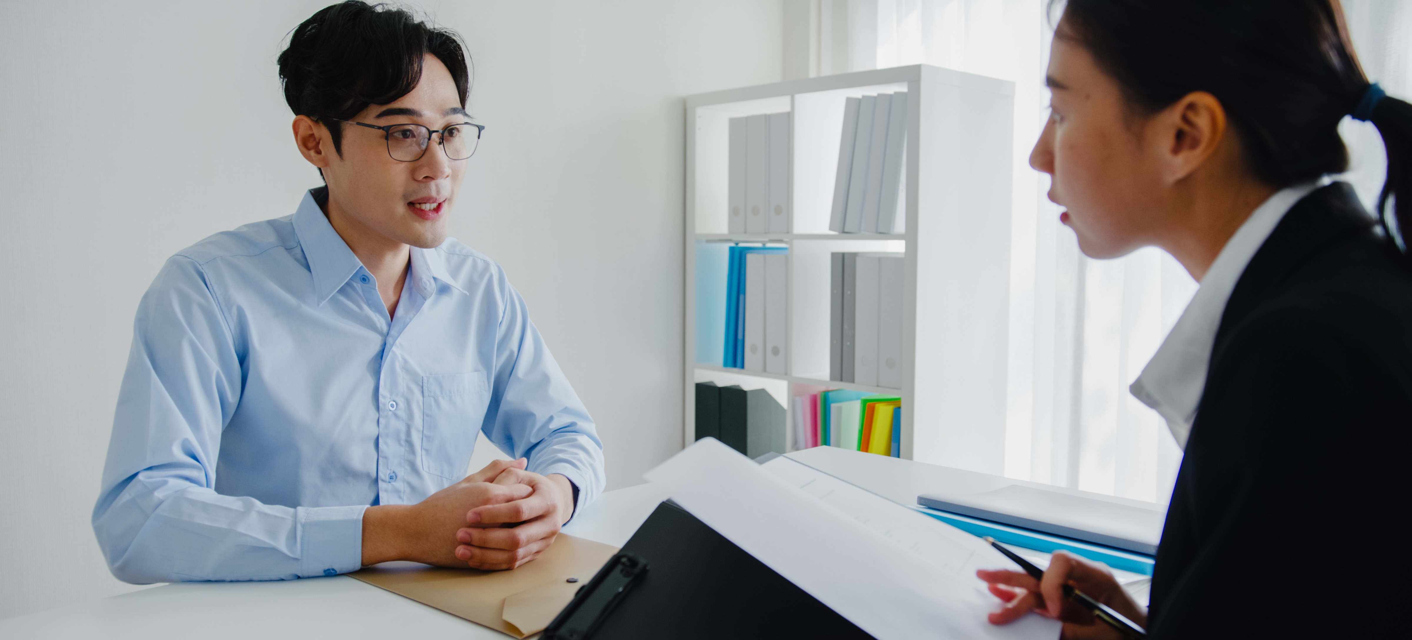 [Featured Image] A manual tester answers a question about their approach to testing a product during their manual testing interview.
