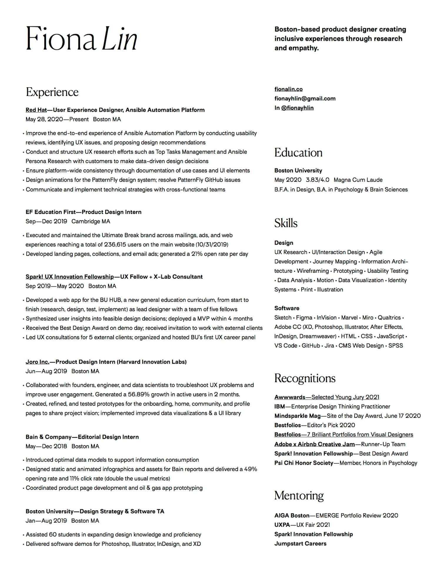 7 Real UX Designer Resumes and a Template