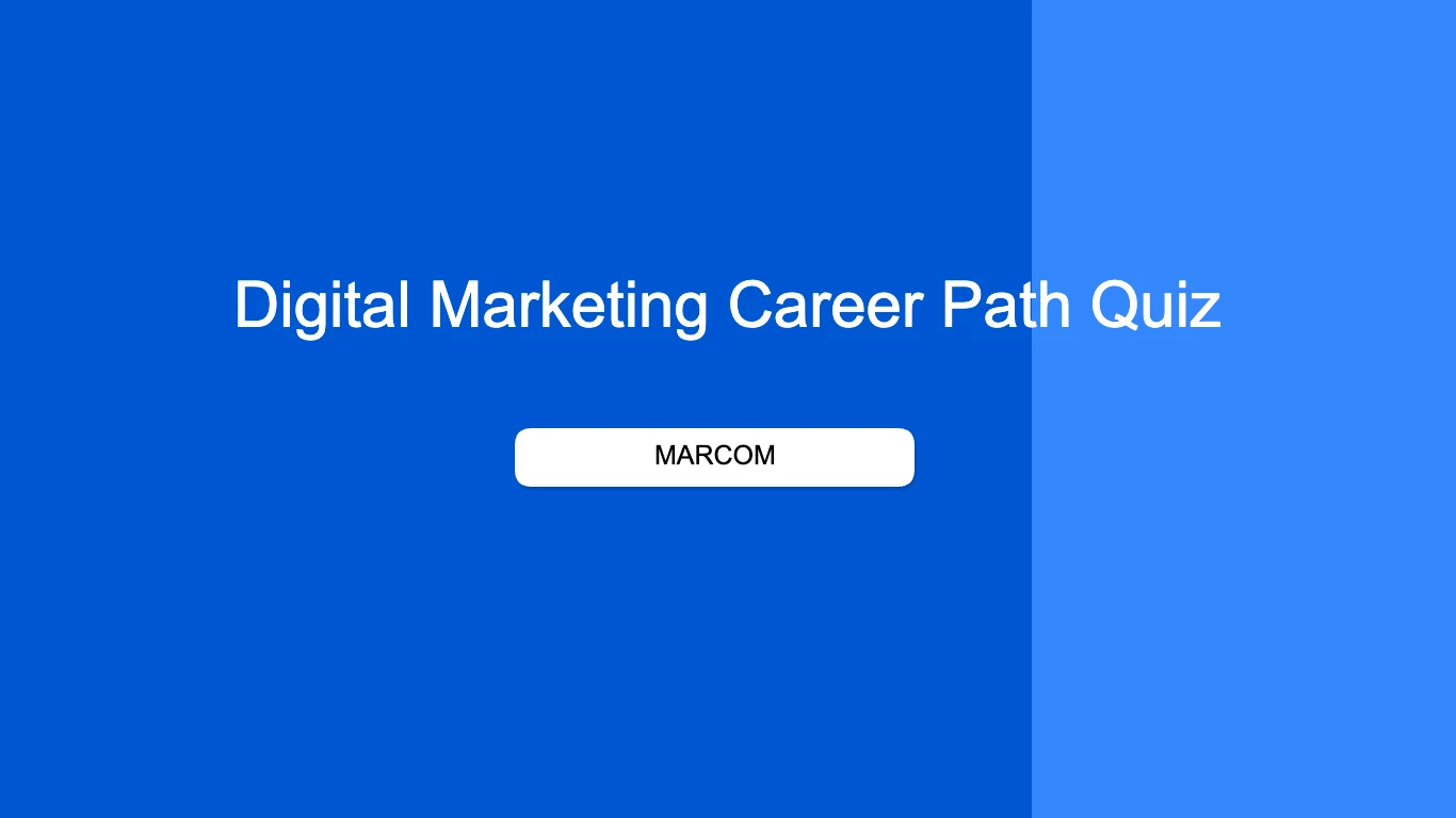 Digital Marketing Career Quiz