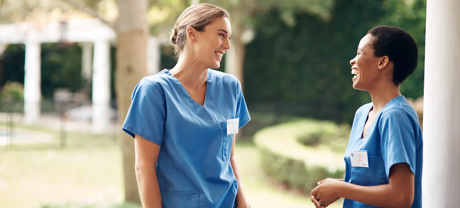 [Featured Image] Two RNs discuss the most common career change for nurses and how they plan to pursue their professional passions. 
