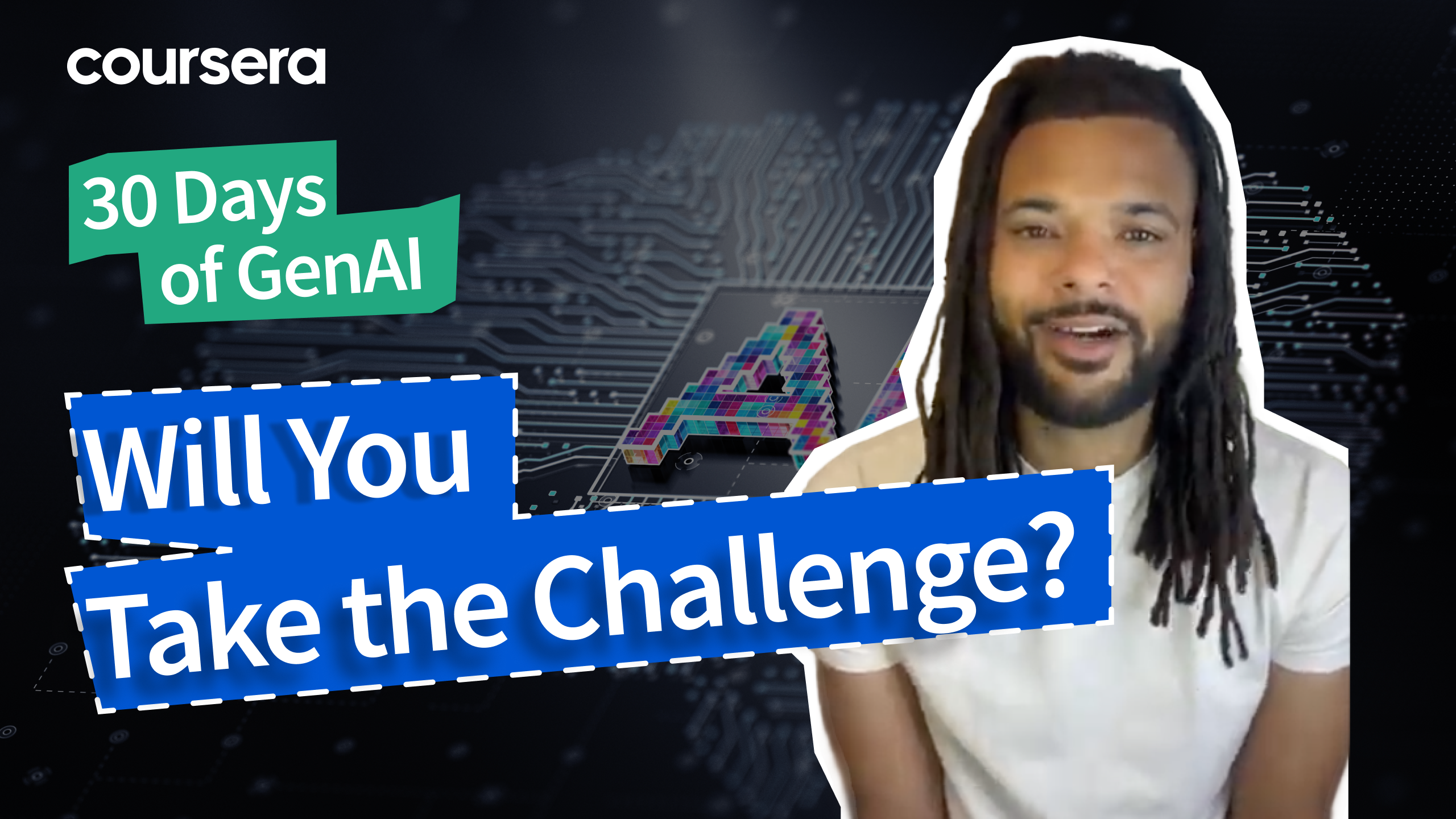 [Video Thumbnail] 30 Days of GenAI - Will You Take the Challenge?