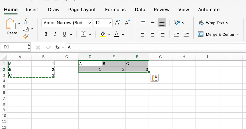 [Insert Screenshot: Paste Special Step 6]