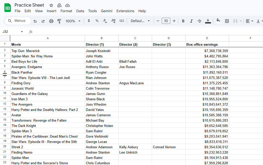 Google-sheets-query-step-1