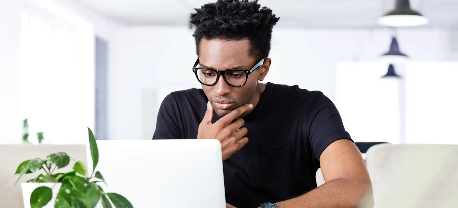 [Feature Image] A prospective master’s degree learner researches MS in CS salary details on a laptop while planning their educational and career pathways.

