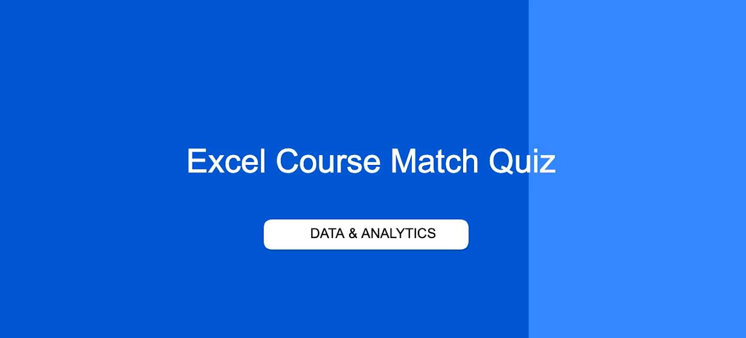 Coding Course Excel Which Excel Course Should You Take? Find Out in 1 Minute | Coursera