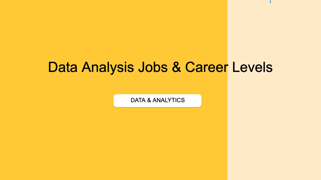 Data Analysis Career Roadmap Job Leveling Matrix