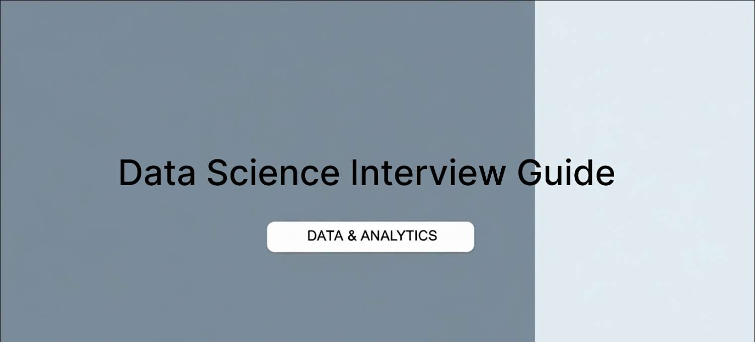 Data Science Interview Map Data Science Interview Prep Guide (2026) | Coursera