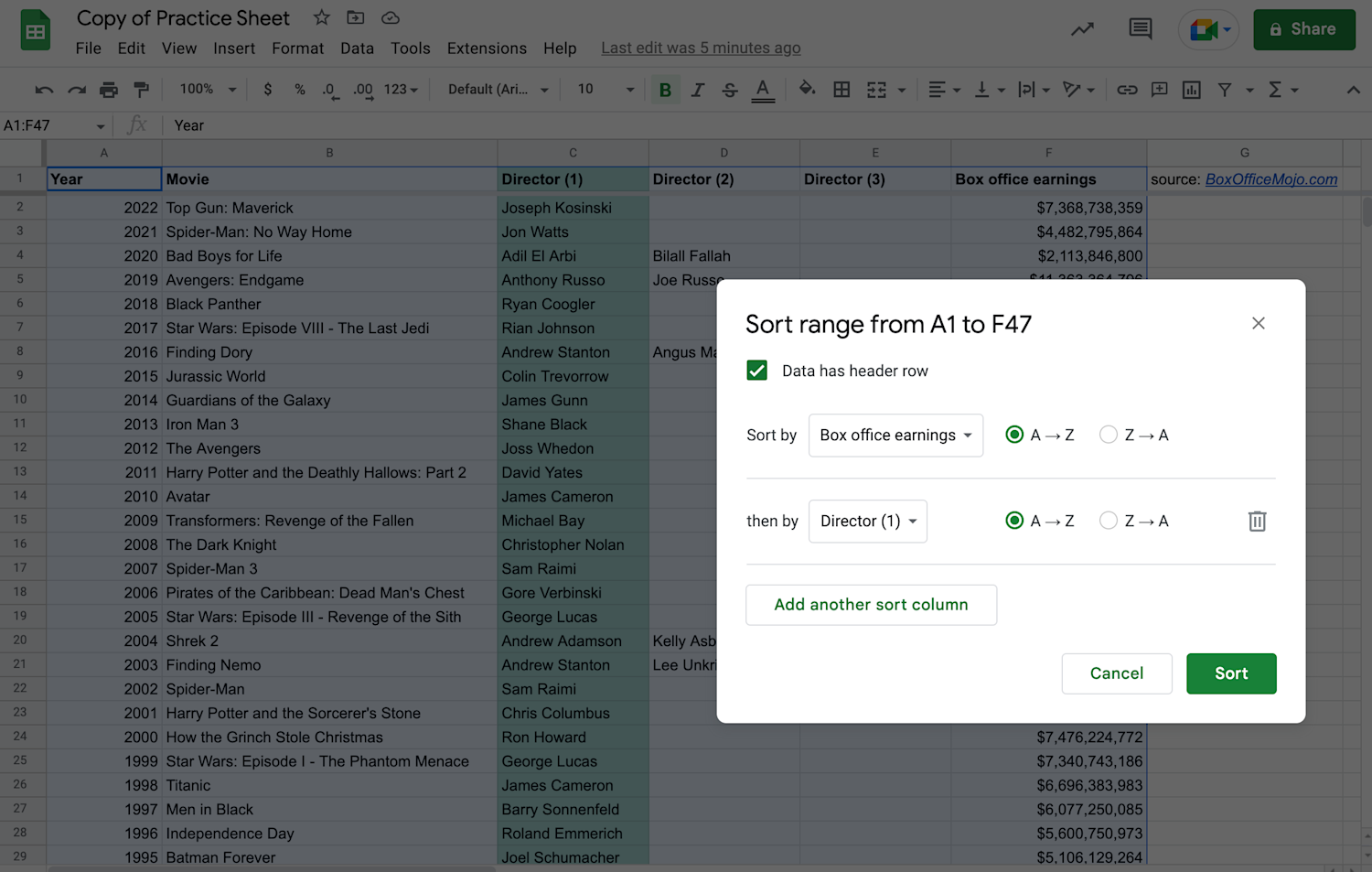 How to Alphabetize in Google Sheets Your Guide to Sorting Coursera