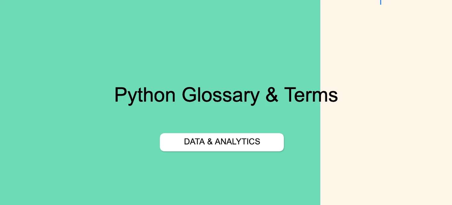 Python Glossary: Key Terms & Definitions | Coursera