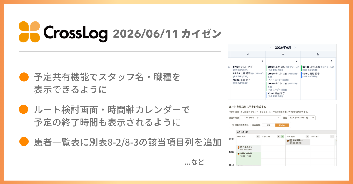CrossLogカイゼン (3)