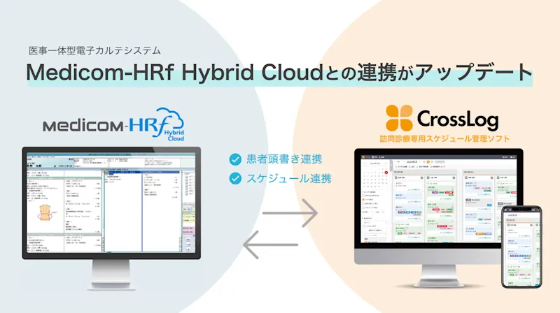 【プレスリリース】医事一体型電子カルテシステム「Medicom-HRf Hybrid Cloud 」のシステム連携をアップデート