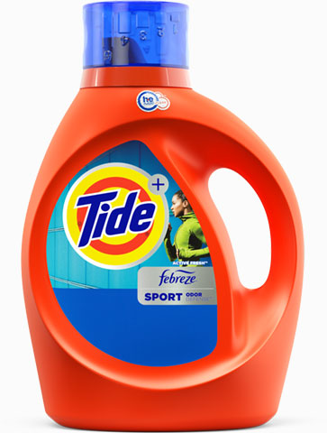 Tide Plus Febreze Sport Odor Defense Liquid Laundry Detergent