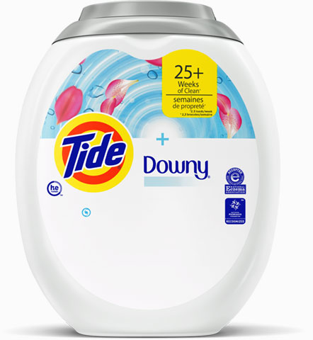 Tide PODS® Plus Downy Free Laundry Detergent Pacs