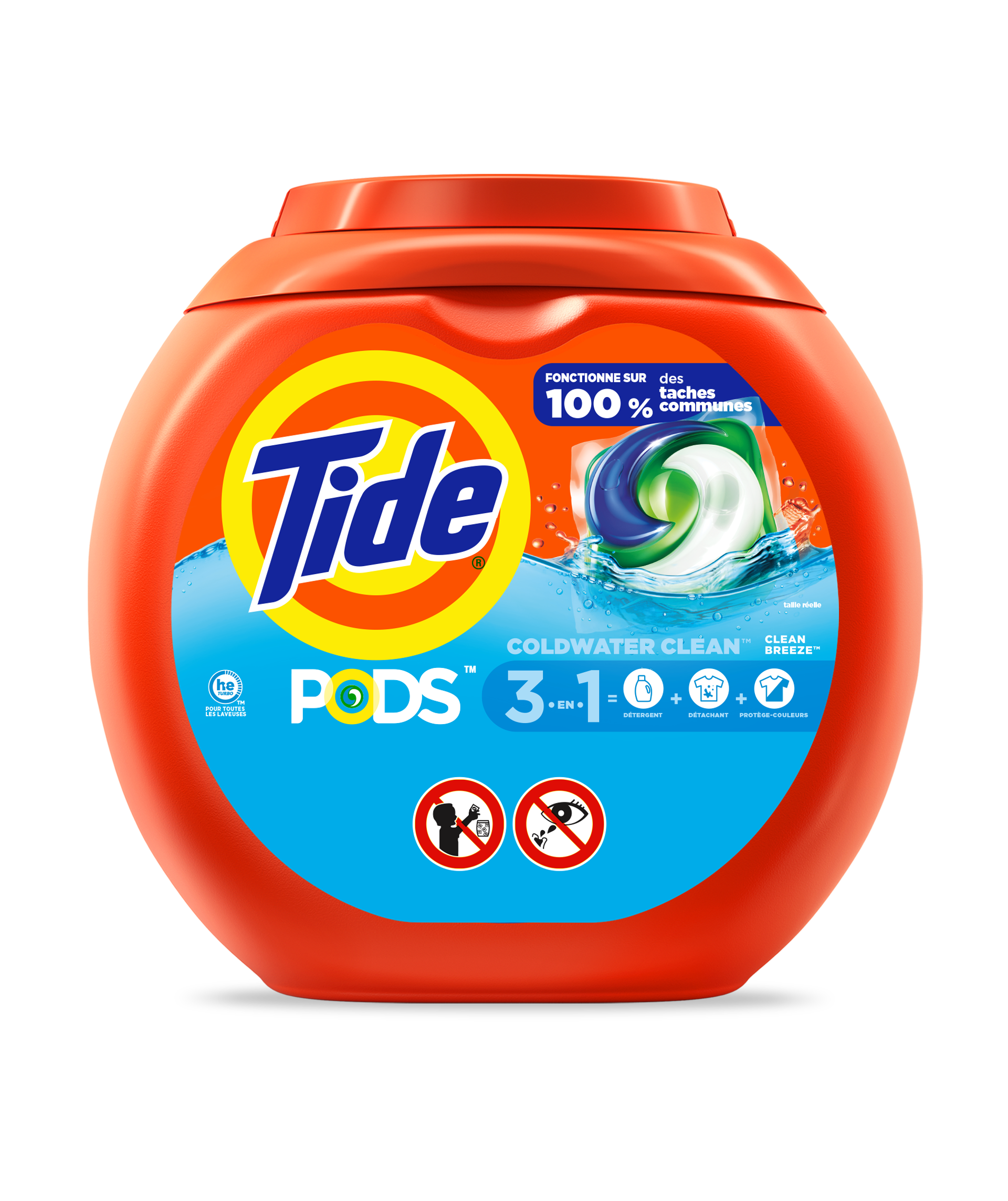 Capsules de détergent à lessive Tide PODS® parfum Clean Breeze