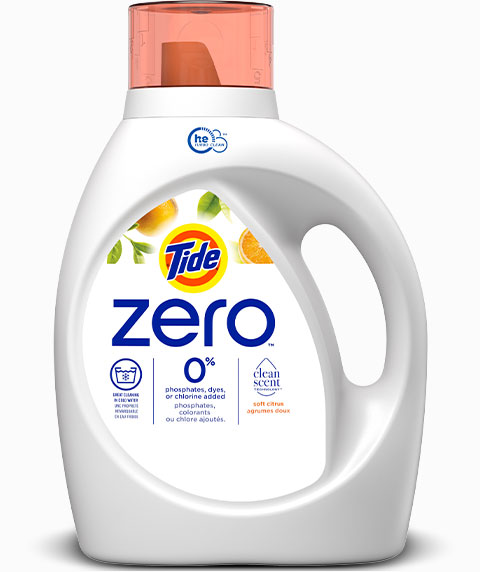 Tide Zero Soft Citrus Liquid Laundry Detergent