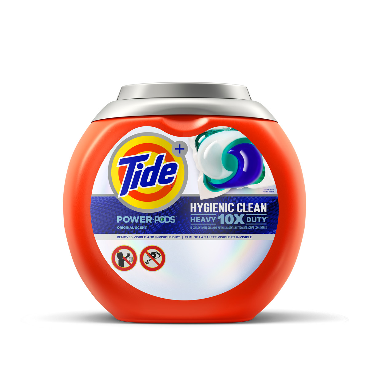 Tide Hygienic Clean Heavy Duty 10x Power PODS Detergent Original Scent