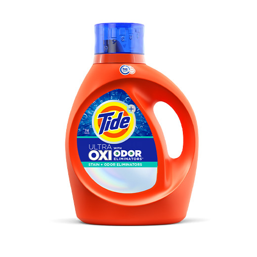 Détergent à lessive liquide Tide Ultra Oxi avec éliminateur d’odeurs