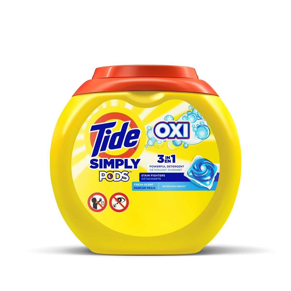 Tide Simply PODS® Plus OXI Liquid Laundry Detergent Pacs