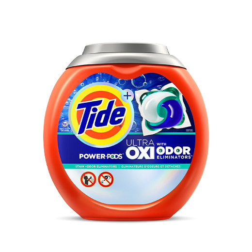 Capsules de détergent à lessive Tide PODS® Ultra Oxi avec éliminateur d’odeurs