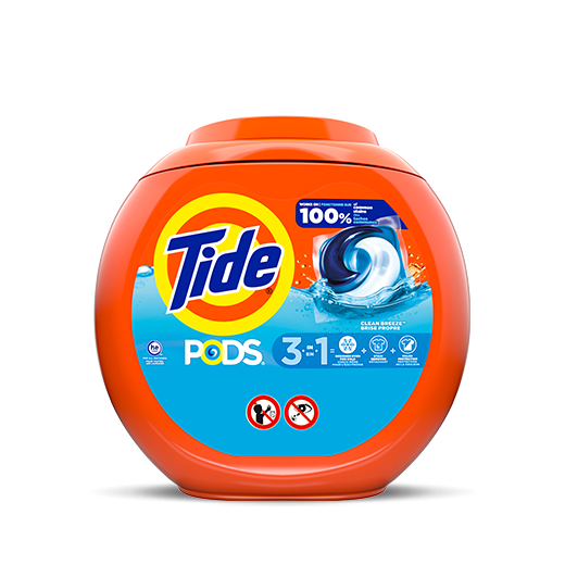 Capsules de détergent à lessive Tide PODS® parfum Clean Breeze