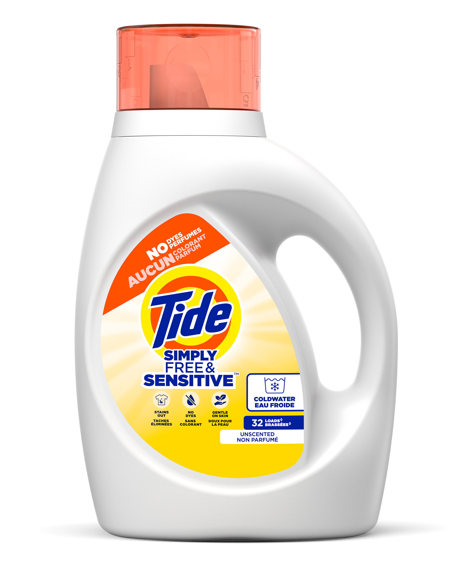 Tide Simply Free & Sensitive Liquid Laundry Detergent