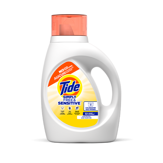 Détergents à lessive pour peau sensible - Tide