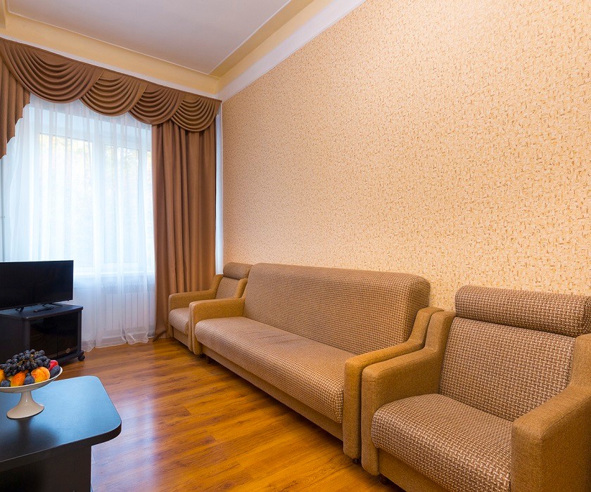 Двухместный двухкомнатный 1 категории в санатории Здоровье  - диван