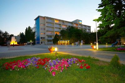 Пансионат Урал Анапа, в вечернее время