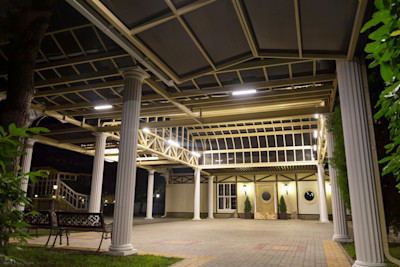 Пансионат Урал Анапа, вечером