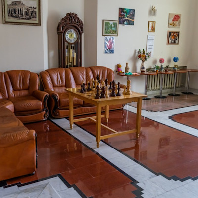 Санаторий им. Сеченова, шахматный стол