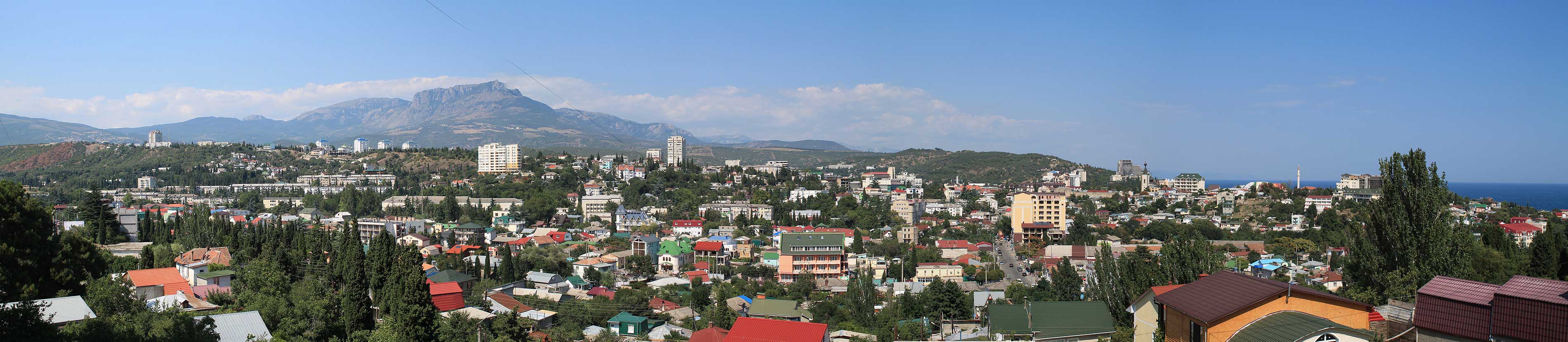 Панорама Крым Алушта