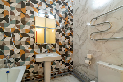 Эконом-класс 1-комнатный 1-местный в санатории Шексна - ванная комната