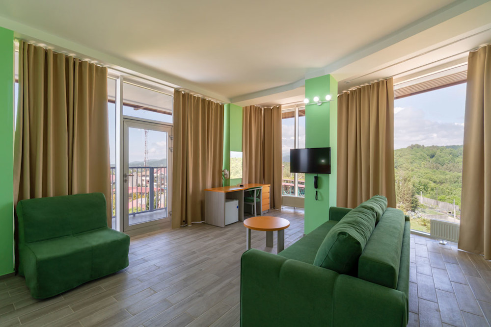 Студио MAXI 2-х местный 1-но комнатный в санатории Шексна - гостиная