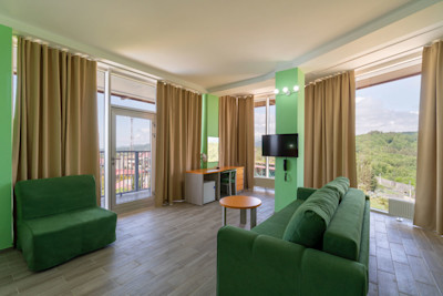 Студио MAXI 2-х местный 1-но комнатный в санатории Шексна - гостиная