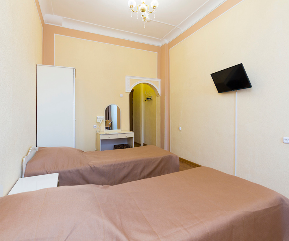 Двухместный однокомнатный 1 категории 1 корпус в санатории Здоровье - односпальная кровать