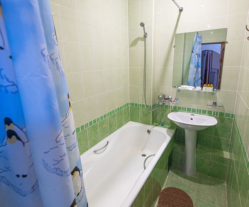 Люкс 2-комнатный 2-местный 1 корпус в Здоровье - ванная